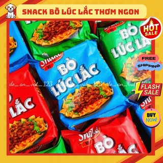 Snack vị bò lúc lắc thơm cay, bim bim bò lúc lắc
