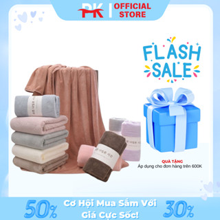 Khăn tắm xuất Hàn Quốc  size lớn 70x140cm cao cấp siêu mềm mịn