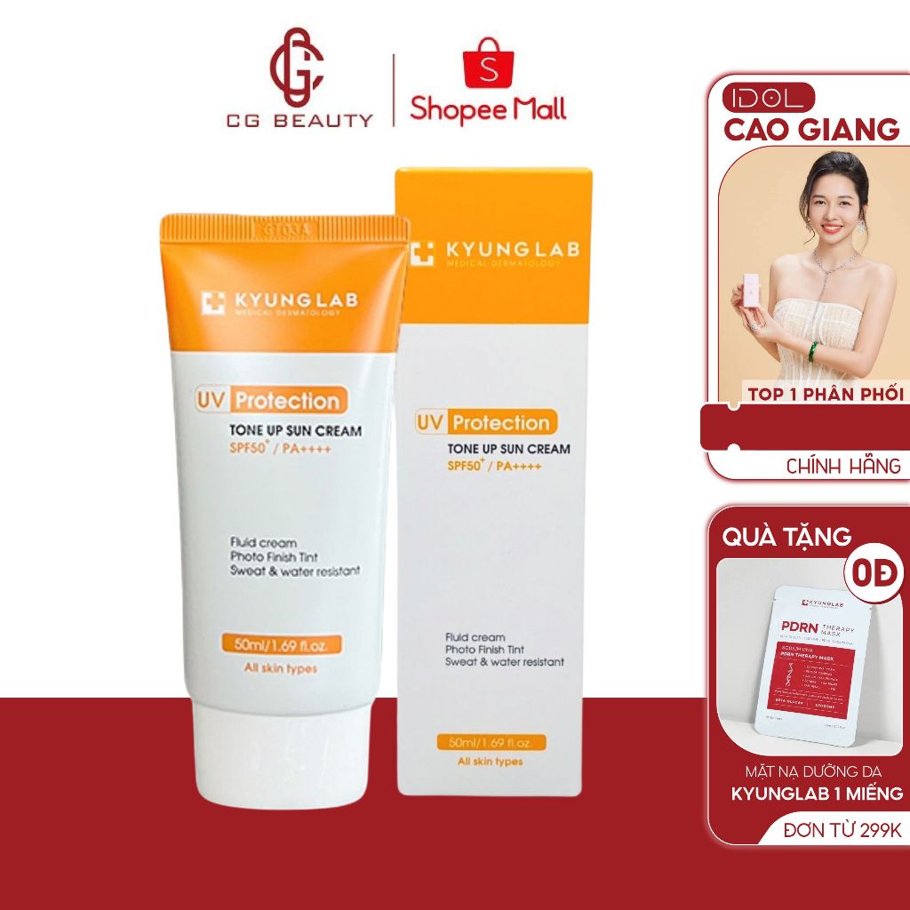 Kem chống nắng nâng tone Kyung Lab Tone Up Sun Cream SPF50+ PA++++ 50ml KYUNG LAB