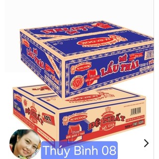  THÙNG Mì Lẩu thái tôm  Đệ Nhất 30 gói*80g 