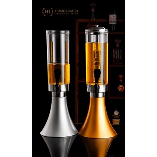 Tháp bia có vòi V7 | BÌNH ĐỰNG NƯỚC HOA QUẢ CÓ NGĂN CHỨA LẠNH RIÊNG | BÌNH BIA LÚA MẠCH ĐÈN LED 7 MÀU