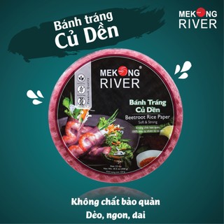 Bánh tráng củ dền mekong river đóng gói - 300g