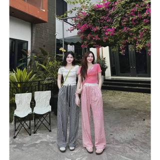 🍭Áo thun croptop cổ tim in