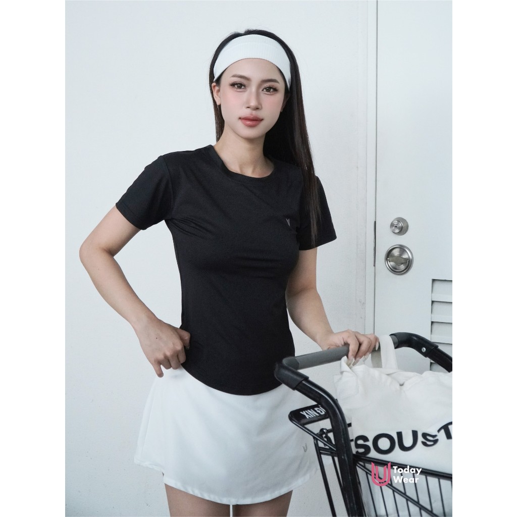 Áo thun thể thao nữ Essential Dri-FIT tập gym yoga chống tia UV chống nắng UPF 50+ Today U Wear | BigBuy360 - bigbuy360.vn