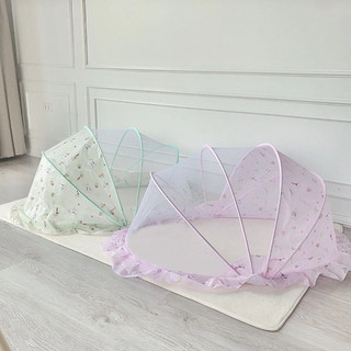 Màn chụp tự bung gấp gọn cho bé - Mùng chụp tự bung chống muỗi cho bé sơ sinh, bé lớn an toàn tuyệt đối