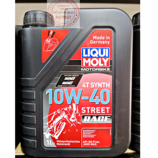 Nhớt Liqui Moly 10w40 Street race 4T full synthetic  1L