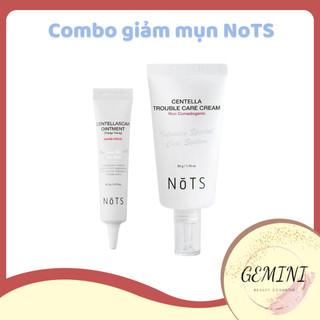Combo kem phục hồi tinh chất rau má 50g và kem chấm mụn Nots 15g
