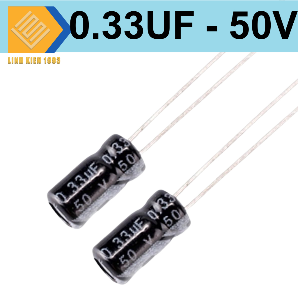 [ 10 CON ] Tụ 0.33uf  50V tụ hóa 0.33uf50V