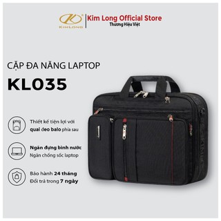 Cặp học sinh đa năng có ngăn đựng bình nước kim long kl035