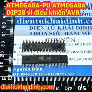 ATMEGA8A-PU ATMEGA8A U ATMEGA8A DIP28 vi điều khiển AVRkde0118