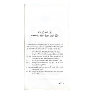 Sách Dẫn Luận Về Schopenhauer - Văn Lang