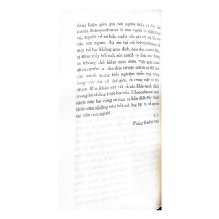 Sách Dẫn Luận Về Schopenhauer - Văn Lang