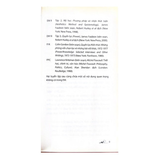 Sách Dẫn Luận Về Foucault - Văn Lang
