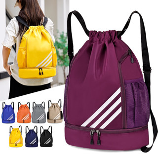 [Hàng Qc] Balo dây rút thể thao nam nữ có ngăn để giày tiện lợi,  size lớn đi du lịch, đá bóng, gym