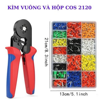 Kìm bấm cos vuông HSC8 6-4A sử dụng bấm các đầu cos ống tròn, đầu cos pin kim rỗng - Kìm cos vuông