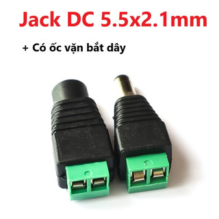 Jack nguồn DC đực và Jack DC cái