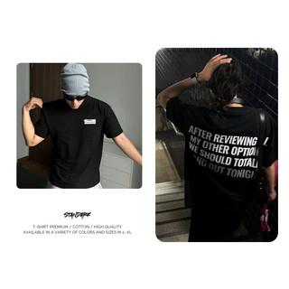 Áo Thun Local Brand STANDARK AFTER Tee, Áo Phông Unisex 100% Cotton 2 chiều Basic Tee
