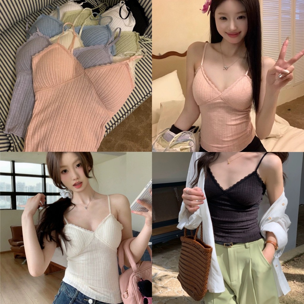 Áo Hai Dây Nữ Có Đêm Ngực Style Korea Siêu Xinh Siêu Hot M68   E407