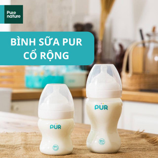 PURE NATURE - BÌNH SỮA PUR CỔ RỘNG MILK SAFE (9811-9812)