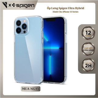 Ốp Lưng Spigen Iphone 13 Pro Max Ultra Hybrid Crystal Clear