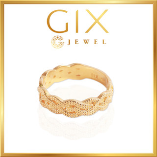 Nhẫn bạc nữ đơn giản đan hoa văn cao cấp Gix Jewel SPGN25