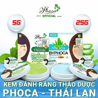Kem đánh răng thảo dược BY PHOCA Thái Lan 25g giúp răng trắng sáng, dùng được cho người niềng răng NPP Shoptido