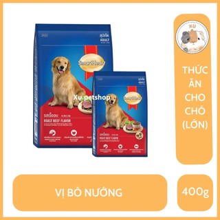 Thức ăn hạt cho chó smart heart beef adult 400g - xu.petshop