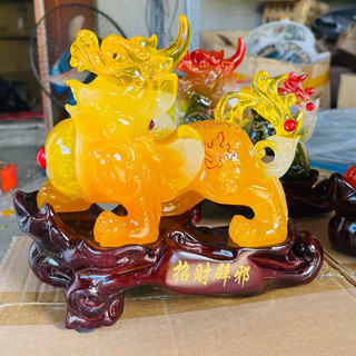 TƯỢNG PHONG THỦY TỲ HƯU KÉO BẮP CẢI