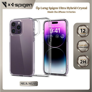 Ốp lưng dành cho iphone 14 pro/ 14 pro max spigen ultra hybrid crystal clear