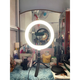 Bộ sản phẩm Đèn Livestream Size 26cm, 30cm Để Bàn, Make Up Trang Điểm, Chụp Ảnh,Bảo Hành 2 năm.