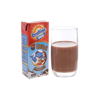Thùng sữa nước OVALTINE DHA thức uống lúa mạch 180ml (48hx180ml)