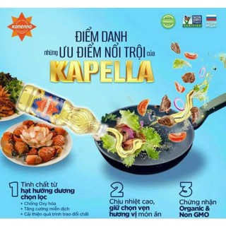 Dầu ăn hướng dương nga kanenna chai 1 lít date 2025