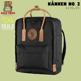 Balo thời trang - đi học - du lịch kanken no. 2 - black