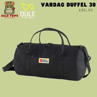 Túi Trống Du Lịch Tiện Ích Fjallraven Vardag Duffel 30 - Black