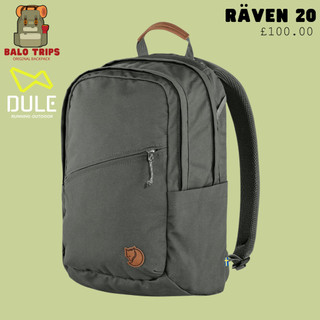 Balo du lịch - đi học fjallraven raven 20 - xám