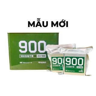 [4KG] Hộp lương khô sắt 900 bao sao (hộp 20 bánh x 4 phong) mẫu mới