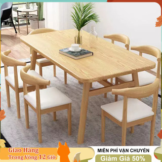 HUHU Bàn ăn gỗ nguyên khối 100% 140/120/100CM Bàn gỗ gia đình Bàn ăn phòng khách Chân bàn gỗ nguyên khối, dễ lắp ráp