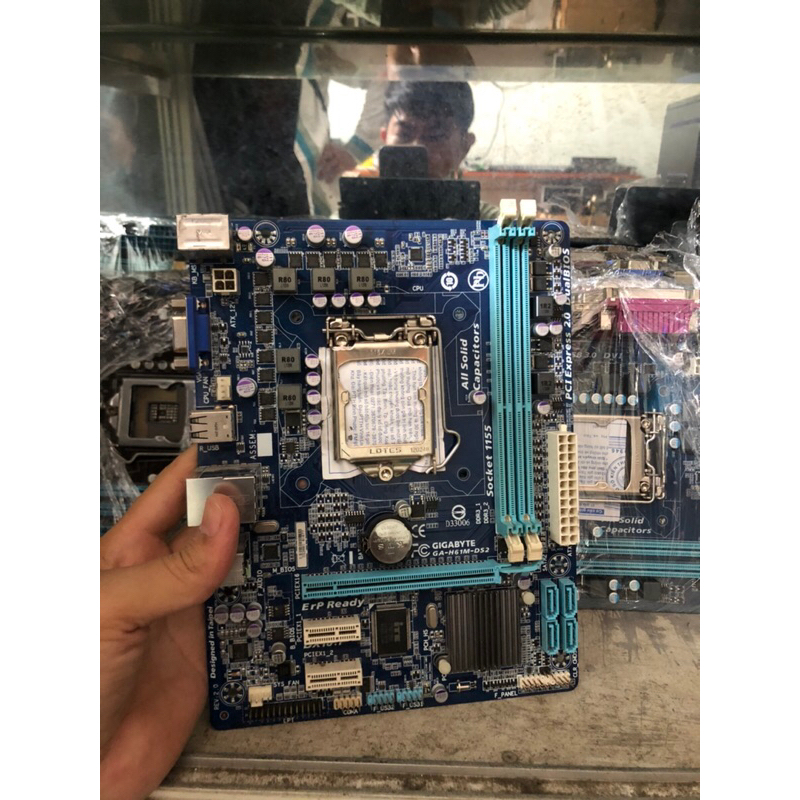 Giga Asus H61 B75 + Fe chắn -  Bh 1 tháng
