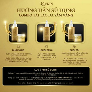 SERUM TÁI TẠO SÂM VÀNG (80mL) (chính hãng)