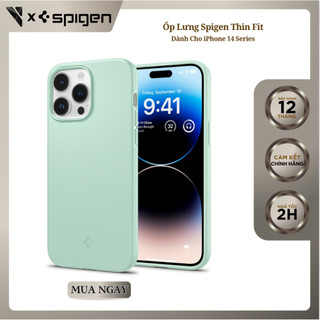 Ốp lưng dành cho iphone 14 pro/ 14 pro max spigen thin fit chống trơn trượt, trầy xước.