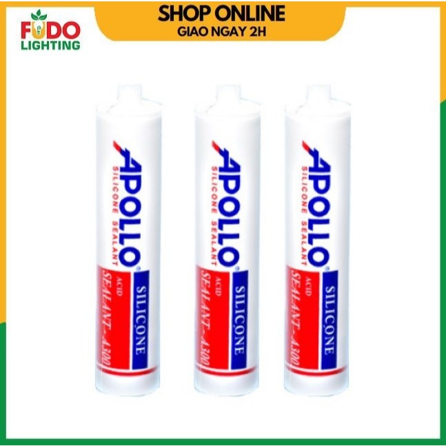 Keo Silicon A300 dung tích 300ml màu trong, đục, đen, xám chính hãng ( giá 1 chai )