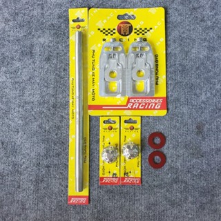 Pass tăng sên WAVE ZX,DREAM,CUP 78 đi kèm cốt sau dài để lắp về thợ chế nhẹ chất liệu Nhôm CNC pát bass bát tăng sên dr