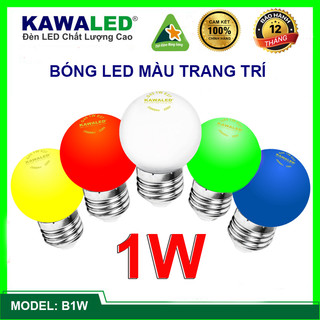 Bóng đèn trang trí  [ BÓNG ĐÈN NHIỀU MÀU]  1W LED-B1W - Kawasan