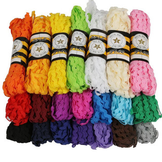 5mm ren vải poly dây ziczac phụ kiện handmade phụ kiện ngành may mặc trang trí nhà cửa