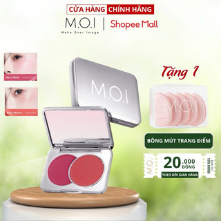  Phấn Má Hồng Dạng Kem 2 Màu M.O.I Dual Cream Blusher 8g