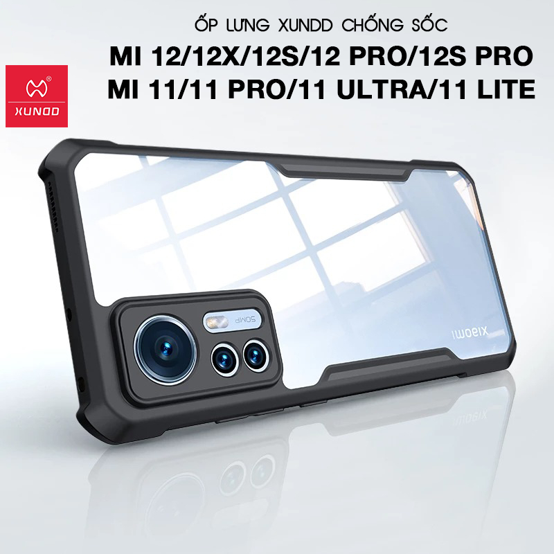 [Hỏa Tốc HCM] Ốp lưng XUNDD Xiaomi Mi 12/ Mi 12X/ Mi 12 Pro/ Mi 11/ Mi 11 Pro/ Mi 11 Ultra/ Mi 11 Lite - Chống sốc