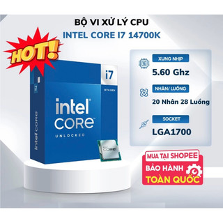 CPU tray (xách tay bh 1 tháng) i5 -i7-i9 14700k