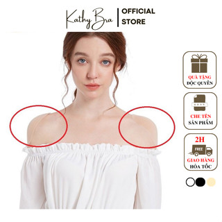 DV01 Set 2 Miếng Đệm Vai Silicon KATHY BRA Nâng Cầu Vai Mặc Áo Dài Áo Vest