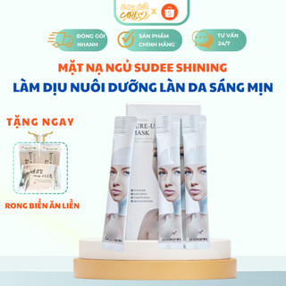 Mặt Nạ Ngủ Sudee Shining Pure-up Mask 4mlx 10 gói- Làm Dịu, Nuôi Dưỡng Làn Da Mệt Mỏi, Giúp Da Sáng Mịn
