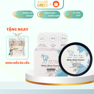 Bột trắng răng Akiko White Shine Powder Hương Chất Care Bột trắng răng AKIKO White Shine Powder Apatite Nhật bản